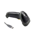 LECTOR DE CODIGO DE BARRAS POS-STAR MJ2808 LACER 1D INTERFAZ USB CON SOPORTE - Imagen 2