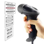 LECTOR DE CODIGO DE BARRAS POS-STAR MJ2808 LACER 1D INTERFAZ USB CON SOPORTE - Imagen 4
