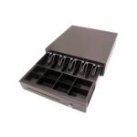 GAVETA DE DINERO POS LINK 400AS ESTRUCTURA DE METAL 5 DIVISIONES DE.BILLETES Y 8 MONEDEROS DIMENSIONES 40.5CMX40.10CMX10.5CM