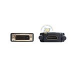 ADAPTADOR CONVERTIDOR DVI MACHO 24 + 5 A HDMI HEMBRA - Imagen 3
