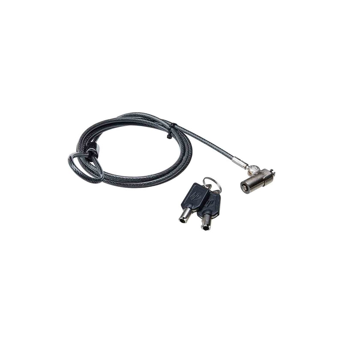 CABLE DE SEGURIDAD HP PC/LAPTOP CON LLAVE 10MM - Imagen 3
