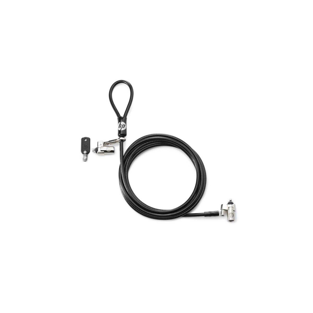 CABLE DE SEGURIDAD HP PC/LAPTOP CON LLAVE 10MM - Imagen 4