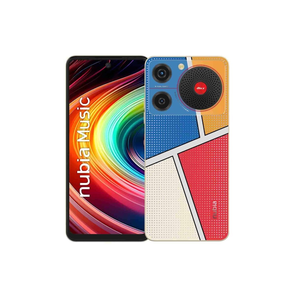 CELULAR ZTE NUBIA MUSIC 4+128 GB COLOR POP ART - Imagen 1